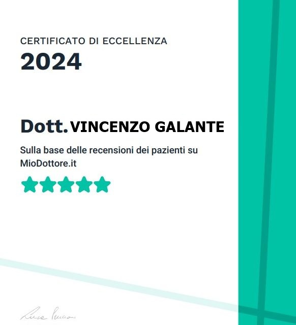 Certificato di Eccellenza 2024 MioDottore